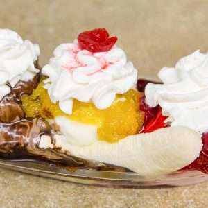Soft Serve Banana Split